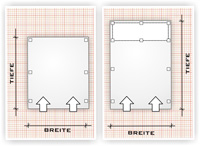 Doppelcarport Grundriss