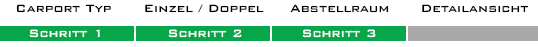 Schritt 3 von 4 im Carport-Kalkulator