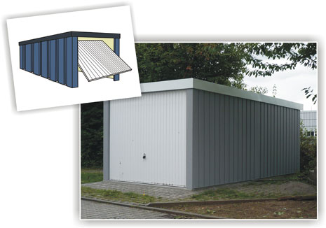 Profilwand Fertiggarage Profilwand Fertiggarage