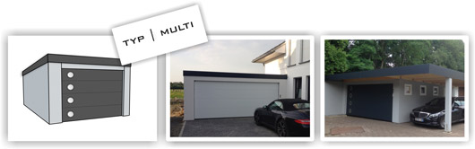 Unsere Systembox Garagen Typ Multi