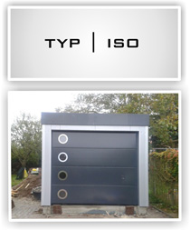 Systembox Fertiggarage Typ ISO