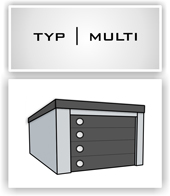 Fertiggaragen Typ Multi