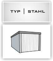 Systembox Garage Typ Stahl