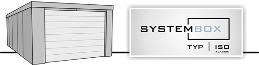 Kalkulator: Systembox Fertiggaragen Typ ISO klassik
