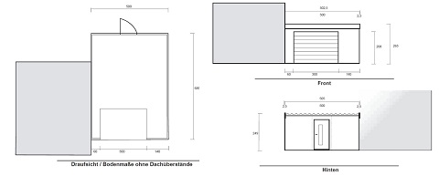 Fertiggarage der Stahlbox Garagen- und Carportsysteme GmbH
