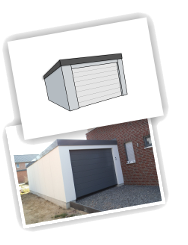 Systembox Garagen Typ Multi Einzelbox